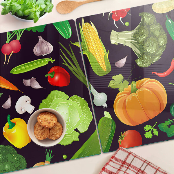 Glazen snijplanken Groenten en kruiden
