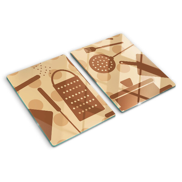 Snijplanken glas Keukenaccessoires in retrostijl