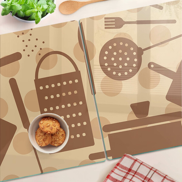 Snijplanken glas Keukenaccessoires in retrostijl