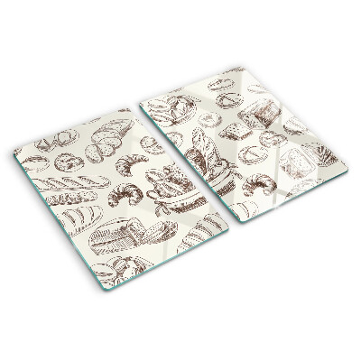 Glazen snijplanken Gebak en zoete snacks