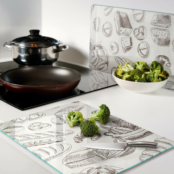 Glazen snijplanken Gebak en zoete snacks