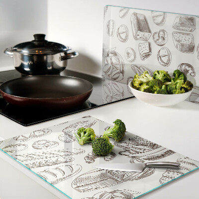 Glazen snijplanken Gebak en zoete snacks