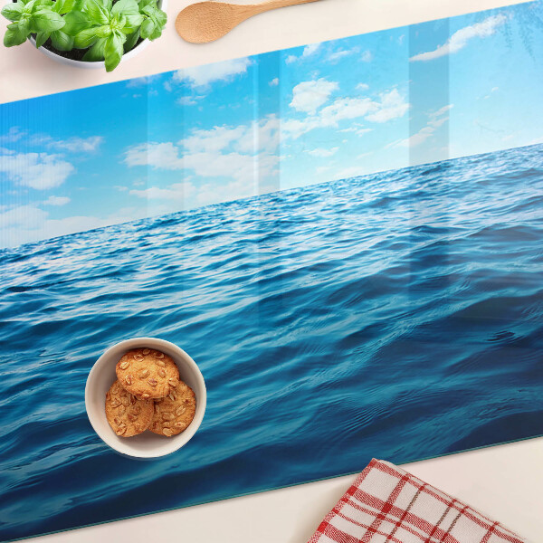 Snijplanken glas Zee en lucht