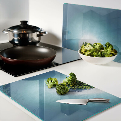 Snijplanken glas Eiland met palmbomen