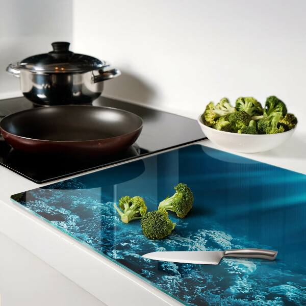 Glazen snijplanken Onderwaterlandschap met een koraalrif