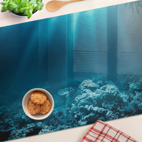 Glazen snijplanken Onderwaterlandschap met een koraalrif