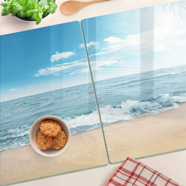 Glazen snijplanken Strand en zee