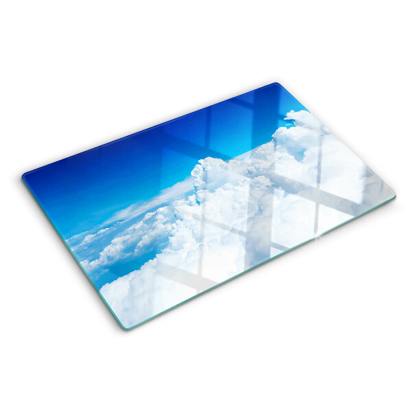 Snijplanken glas Hemel met wolken