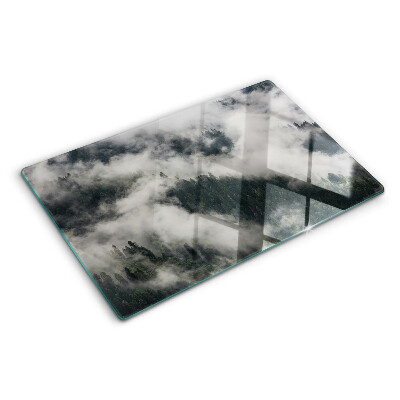 Glazen snijplanken Bergen in de wolken