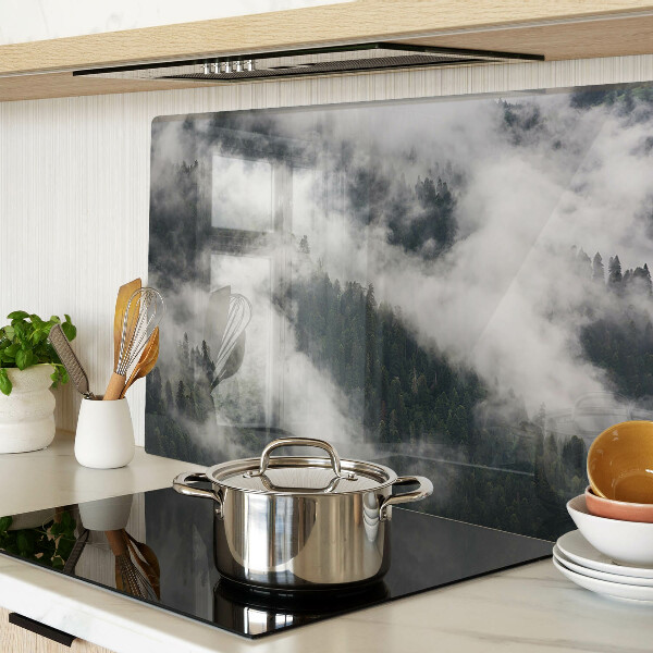 Glazen snijplanken Bergen in de wolken