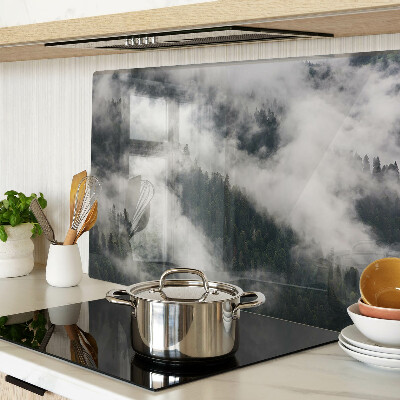 Glazen snijplanken Bergen in de wolken