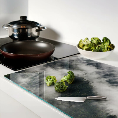 Glazen snijplanken Bergen in de wolken