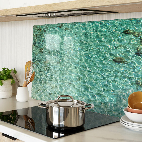 Snijplanken van glas Zwembadwaterpatroon