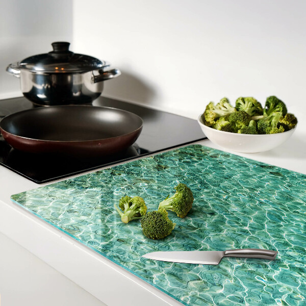 Snijplanken van glas Zwembadwaterpatroon