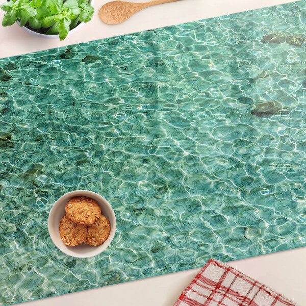 Snijplanken van glas Zwembadwaterpatroon