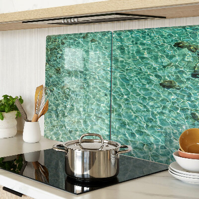 Snijplanken van glas Zwembadwaterpatroon