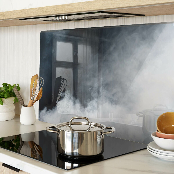 Snijplanken van glas Beslagen ramen