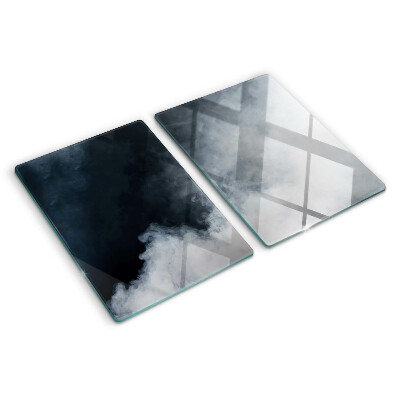 Snijplanken van glas Beslagen ramen