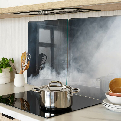 Snijplanken van glas Beslagen ramen