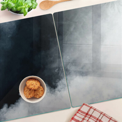 Snijplanken van glas Beslagen ramen