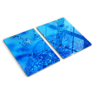 Snijplanken glas Water en luchtbellen