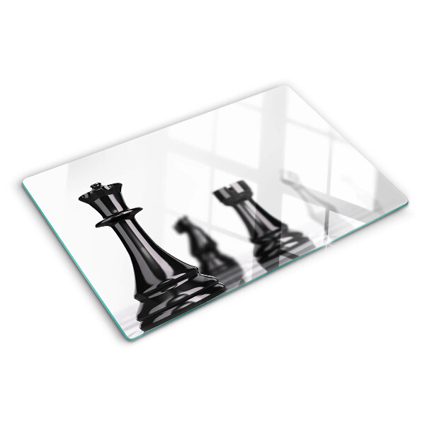 Snijplanken glas Schaak, Koning en Toren