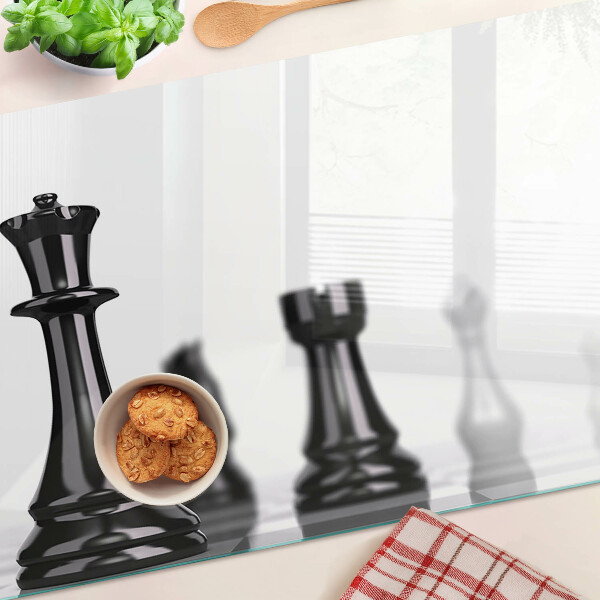 Snijplanken glas Schaak, Koning en Toren