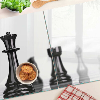 Snijplanken glas Schaak, Koning en Toren