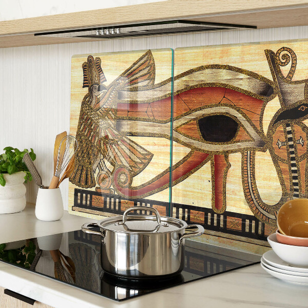 Glazen snijplanken Egyptisch hiërogliefmotief