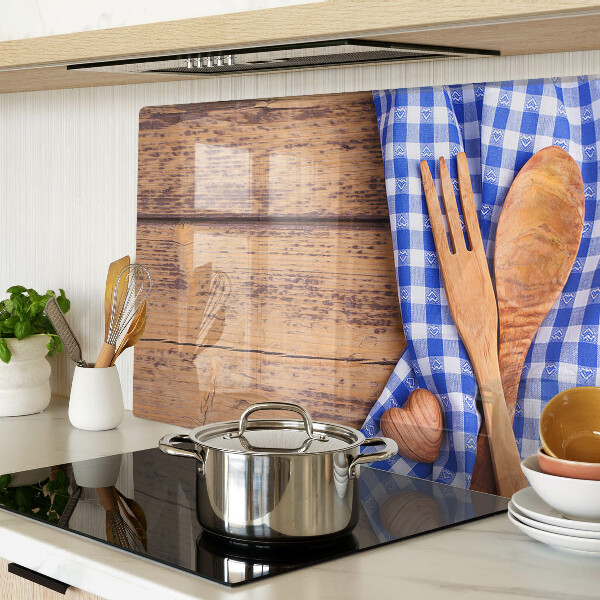 Snijplanken glas Keukenthema met houten accessoires