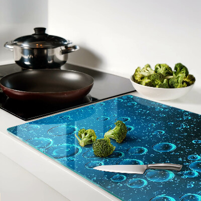 Glazen snijplanken Bellen in het water