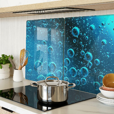 Glazen snijplanken Bellen in het water