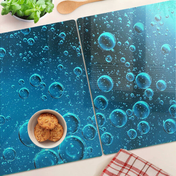 Glazen snijplanken Bellen in het water