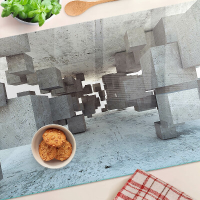 Glazen snijplanken Abstracte ruimtelijke compositie