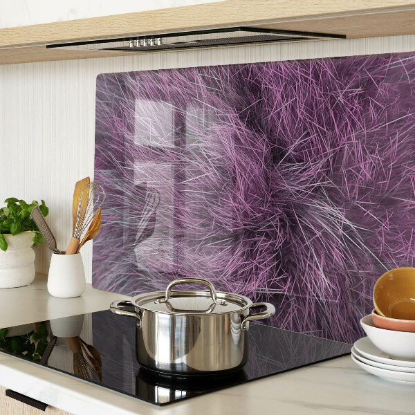 Snijplanken van glas Paarse vacht