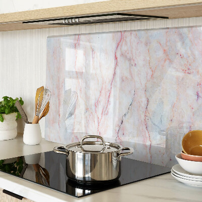 Glazen snijplanken Marmerpatroon in roze tinten