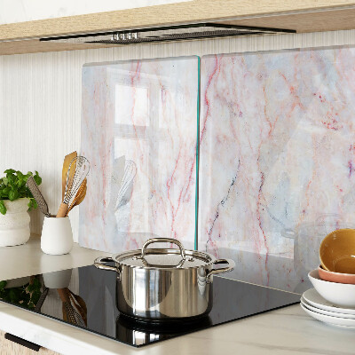 Glazen snijplanken Marmerpatroon in roze tinten