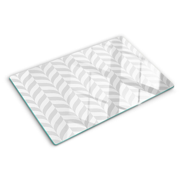 Snijplanken van glas Bladeren met golvende patronen