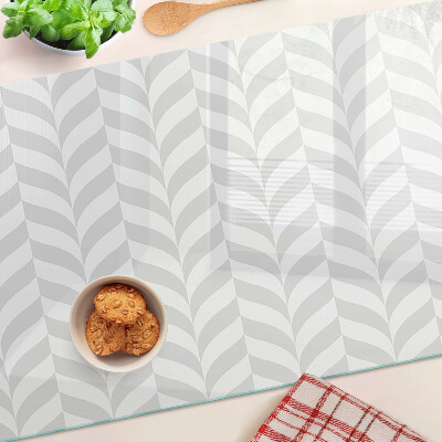 Snijplanken van glas Bladeren met golvende patronen