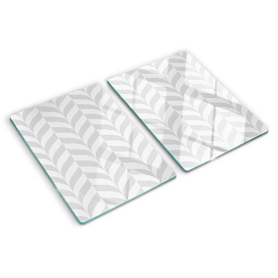 Snijplanken van glas Bladeren met golvende patronen