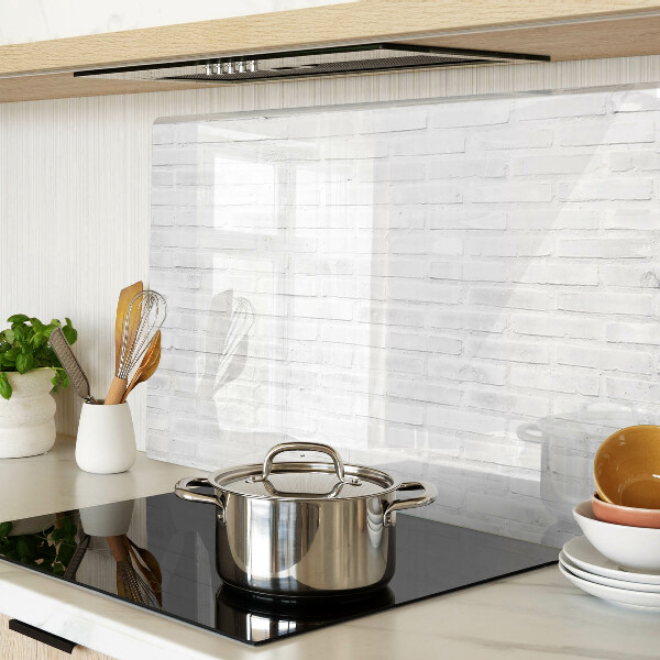 Snijplanken glas Bakstenen muur in minimalistische stijl