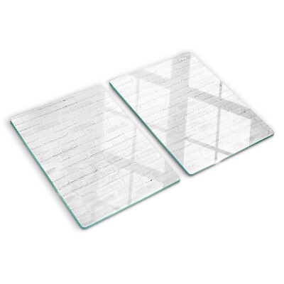 Snijplanken glas Bakstenen muur in minimalistische stijl