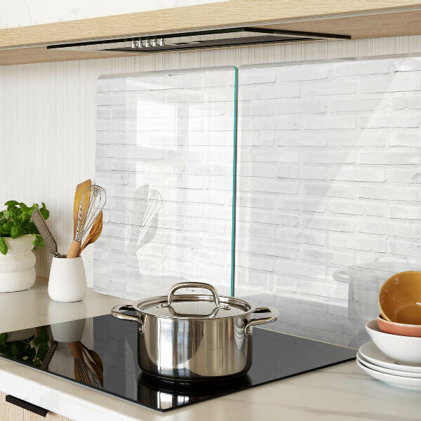 Snijplanken glas Bakstenen muur in minimalistische stijl