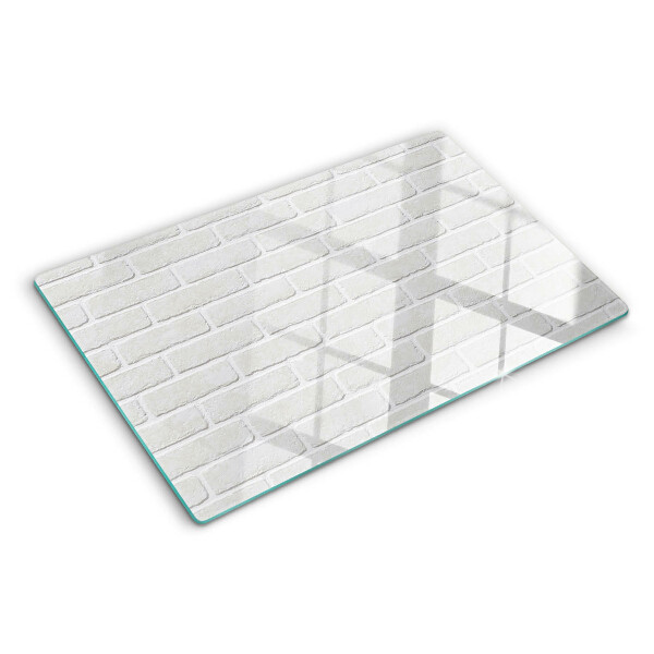 Glazen snijplanken Bakstenen muur