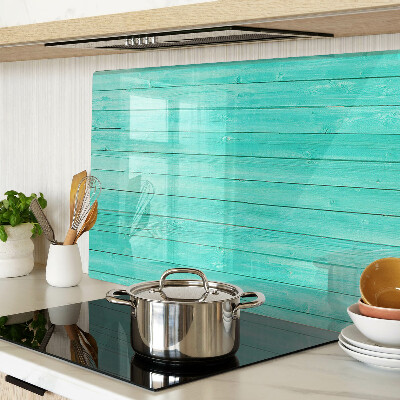 Glazen snijplanken Turkooizen vloerplanken