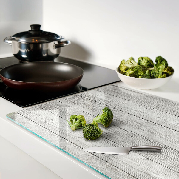 Snijplanken glas Houten plank in grijstinten