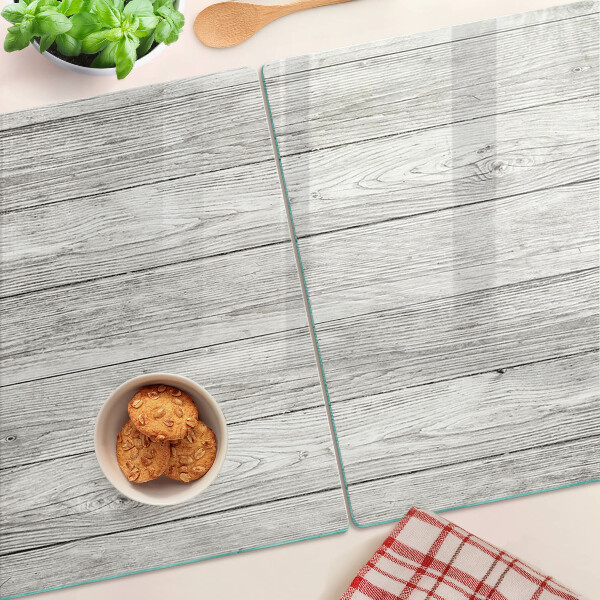 Snijplanken glas Houten plank in grijstinten
