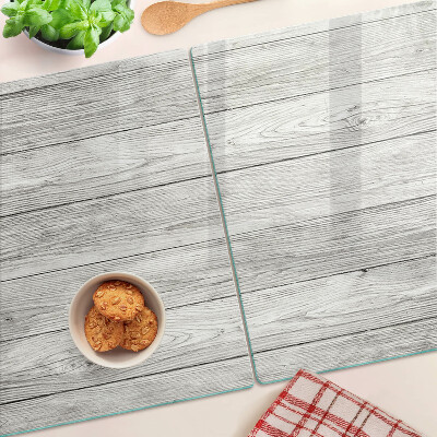 Snijplanken glas Houten plank in grijstinten