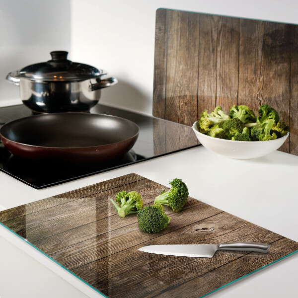 Snijplanken glas Houten plank met een raam