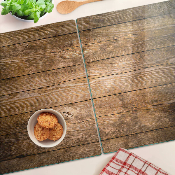 Snijplanken glas Houten plank met een raam